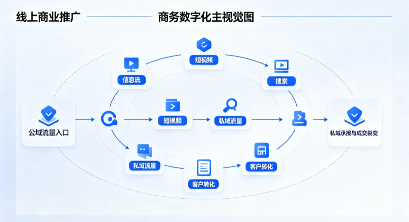虎亭区线上商业推广怎么做？全域流量闭环搭建与低成本转化实战指南